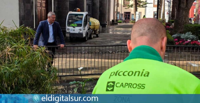 El concejal Fran Hernández supervisa el dispositivo especial de Semana Santa