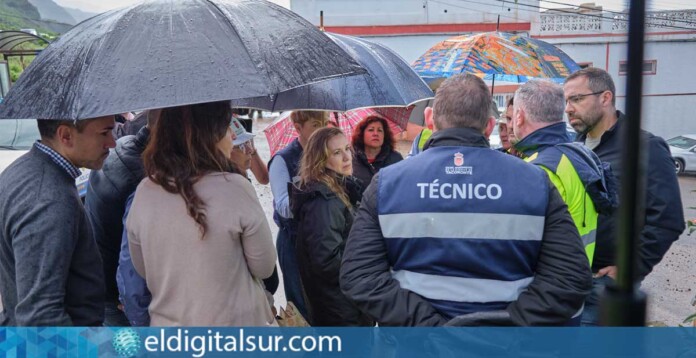 Autoridades supervisan el operativo tras la borrasca Therese