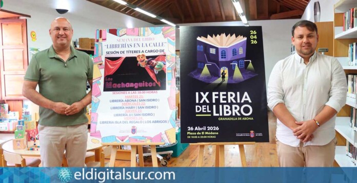 Presentación-Semana-del-Libro-Granadilla-200426 Presentación de la Semana del Libro de Granadilla de Abona con José Domingo Regalado y Carlos Abismael Díaz