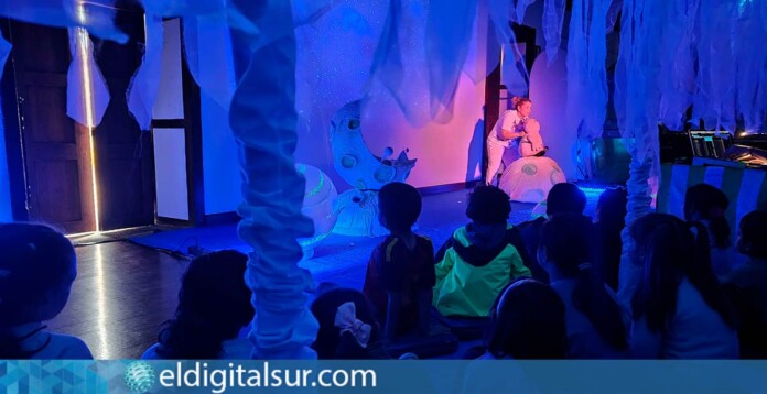 Representación de ‘Único’ durante el VI Festival de Teatro de Tegueste en la Casa Prebendado Pacheco