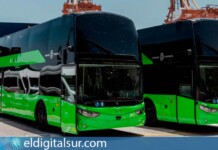 Nuevas guaguas de doble altura de TITSA