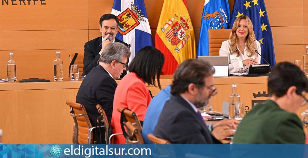 Rosa-Dávila-lope-afonso-cabildo-060526 La presidenta del Cabildo de Tenerife, Rosa Dávila, y el vicepresidente, Lope Afonso