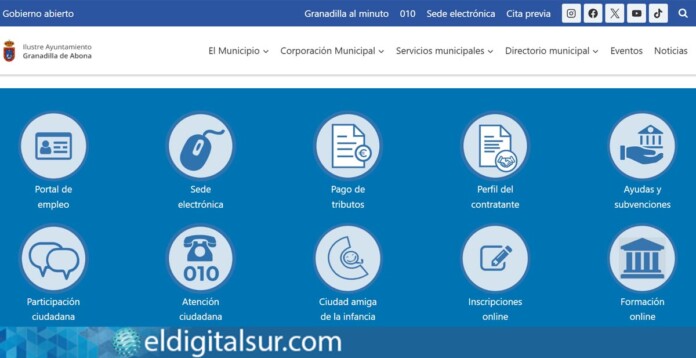 Web-Municipal-Granadilla-110526 Granadilla de Abona estrena nueva web municipal