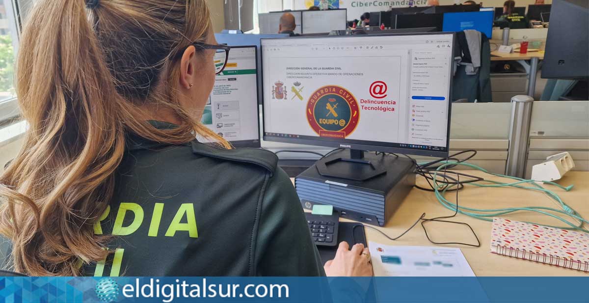 guardia-civil-260526 Equipo @ de la Guardia Civil durante labores de investigación en materia de ciberdelincuencia