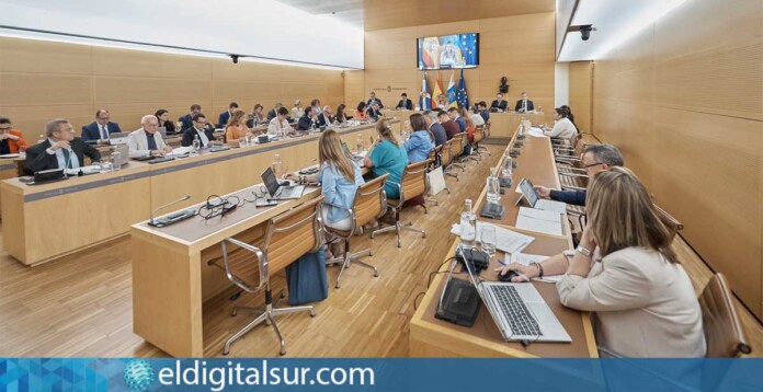 Pleno del Cabildo de Tenerife durante el Debate del Estado de la Isla