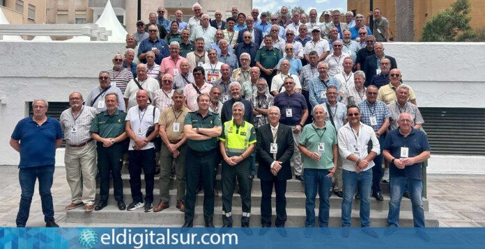 Guardias civiles retirados durante el encuentro organizado por la Comandancia de Santa Cruz de Tenerife