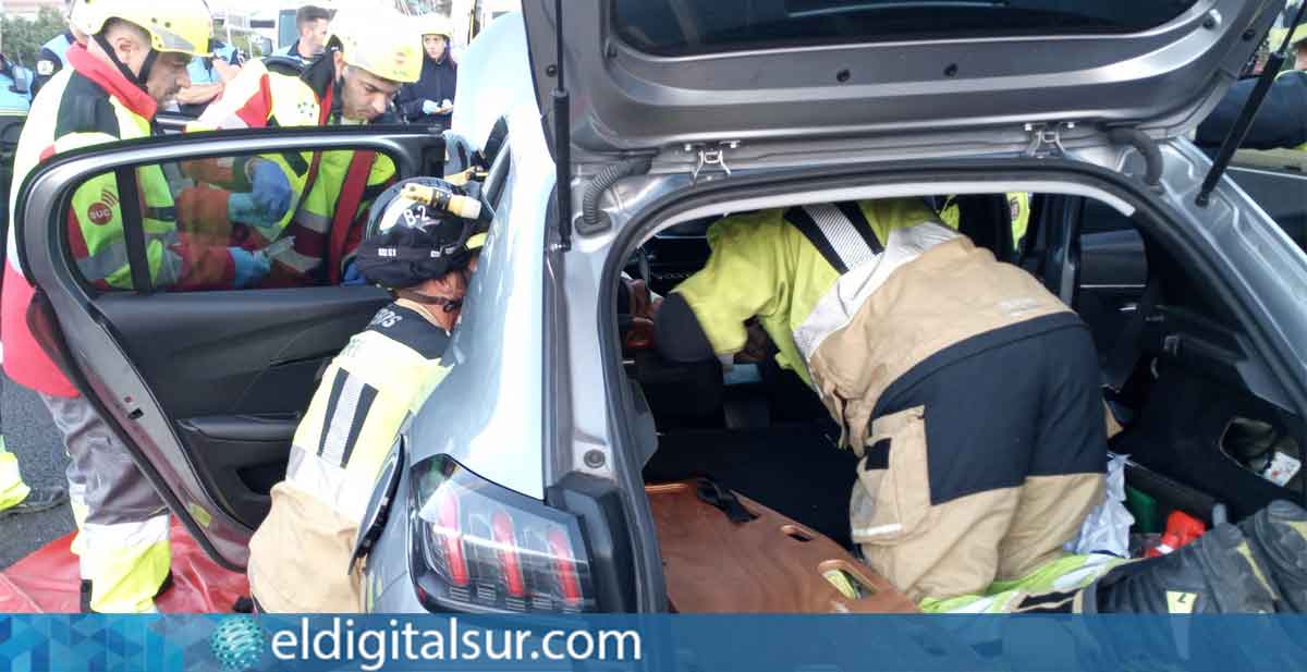 Accidente de tráfico en la TF-5 en Santa Cruz de Tenerife