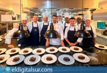El equipo de Alberto Margallo representó a Tenerife en Mónaco con un menú de gala centrado en el producto local y los vinos de la isla