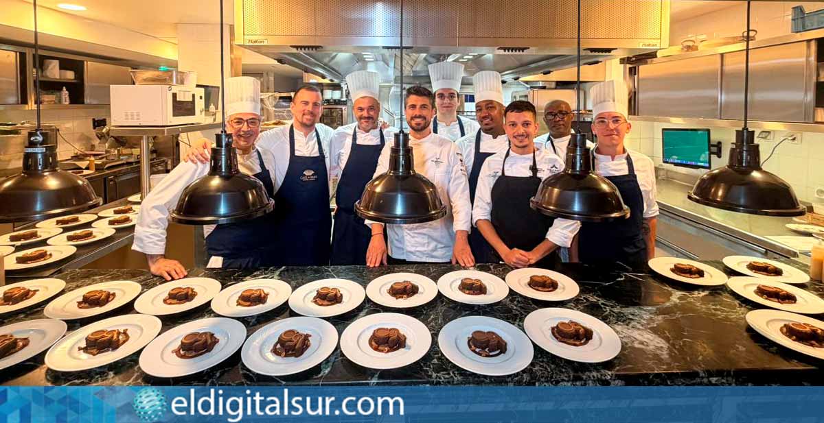Alberto-Margallo-Mónaco-240626 El equipo de Alberto Margallo representó a Tenerife en Mónaco con un menú de gala centrado en el producto local y los vinos de la isla