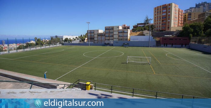 Campo de fútbol San Joaquín, en La Salud