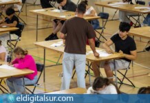 Estudiantes del sur de Tenerife realizan las pruebas de acceso a la universidad en Adeje, sede de la PAU por sexto año consecutivo