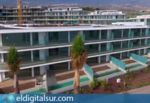 Uno de los edificios de la promoción Solum de AEDAS Homes en Guía de Isora, al sur de Tenerife