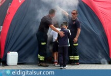 Escolares del CEIP Plus Ultra participan en La Guancha en la jornada de la XXI Semana de Prevención de Incendios junto a Bomberos de Tenerife