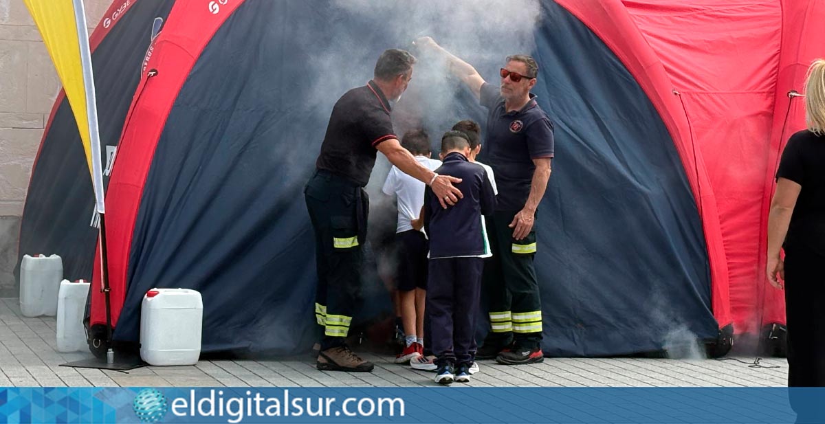 Semana-de-Prevención-de-Incendios-La-Guancha-010626 Escolares del CEIP Plus Ultra participan en La Guancha en la jornada de la XXI Semana de Prevención de Incendios junto a Bomberos de Tenerife