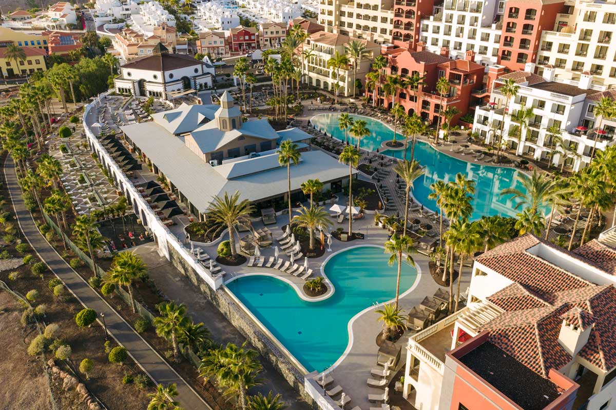 Panorámica del resort Bahia Principe Escape Tenerife en Costa Adeje