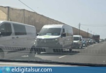 Retenciones de tráfico en la TF-66