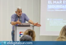 Momento de la jornada “Prevención y Autoprotección en el Litoral” celebrada en Adeje
