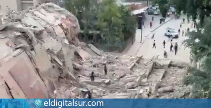 Vista de una de las zonas devastadas en el norte de Venezuela