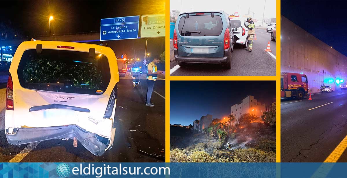 Actuaciones-Bomberos-de-Tenerife-130726 Bomberos de Tenerife actuaron en accidentes de tráfico y otras incidencias del fin de semana