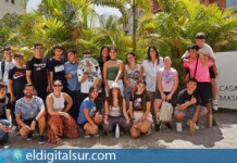 Jóvenes participantes en el campamento de verano “Educando el Talento”