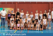Participantes del Campus de Gimnasia Rítmica de Granadilla de Abona