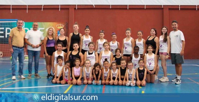 Participantes del Campus de Gimnasia Rítmica de Granadilla de Abona