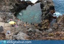 Vista del Charco de La Laja, en San Juan de la Rambla