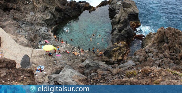 Vista del Charco de La Laja, en San Juan de la Rambla