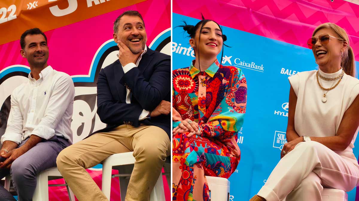 José Manuel Bermúdez, Olga Tañón, Emily Estefan durante la rueda de prensa previa al inicio de la quinta edición del Tenerife Cook Music Fest en Santa Cruz de Tenerife 