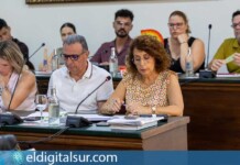Pleno del Ayuntamiento de Adeje durante la aprobación del II Plan Municipal de Prevención de Adicciones