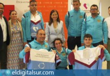 Firma del convenio de patrocinio entre el Club de Lucha El Calvario-El Sauzal y Sinpromi para impulsar la lucha canaria sénior e inclusiva en Tenerife
