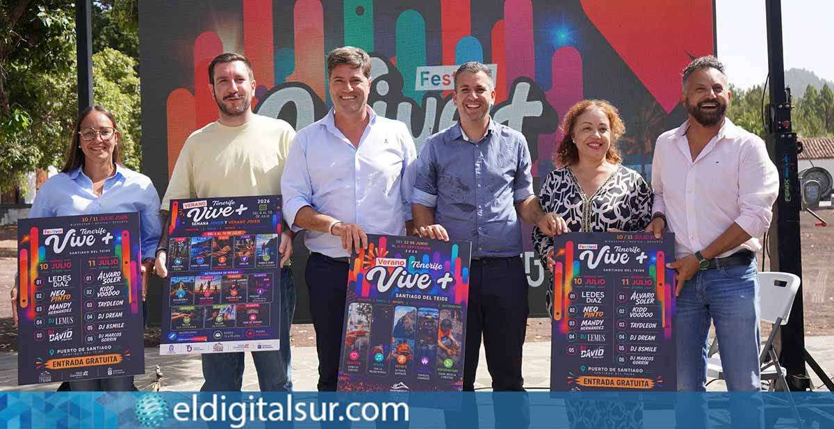 Presentación-Festival-Tenerife-Vive+Santiago-del-Teide--070726 Presentación del Festival Tenerife Vive+Santiago del Teide 2026 y la programación joven de verano
