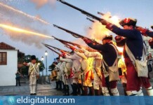 Recreación histórica de La Gesta del 25 de Julio en Santa Cruz de Tenerife