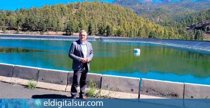 Valentín González, balsa de Trevejos en Vilaflor