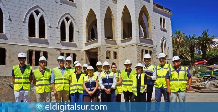 Visita institucional a las obras del futuro Parque Cultural Viera y Clavijo de Santa Cruz