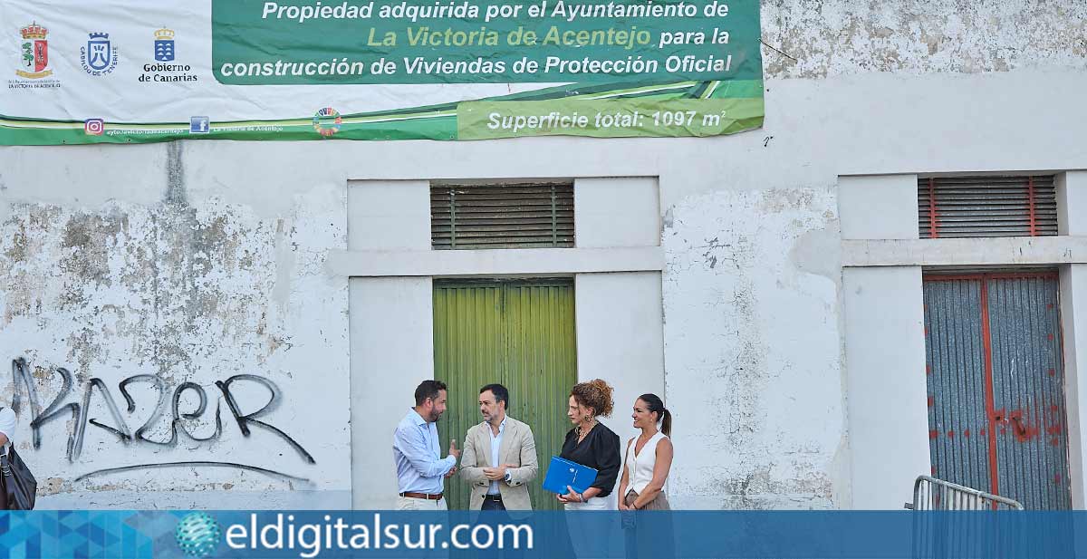 Viviendas-de-Promoción-Pública-La-Victoria-210726 Visita al terreno donde se construirán las 21 viviendas públicas