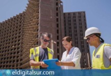 Inicio de las obras de emergencia para reforzar el cerramiento y bloquear los accesos al histórico hotel abandonado de Añaza