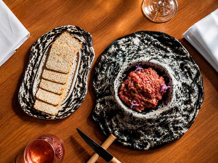 Plato de autor elaborado por el chef Abel Ferrándiz