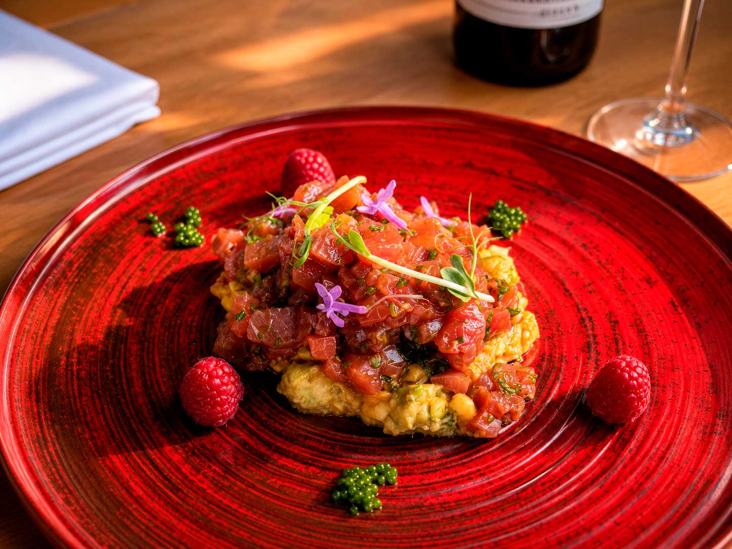 Plato de autor elaborado por el chef Abel Ferrándiz