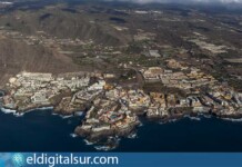 Vista aérea de Santiago del Teide