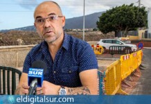 El concejal de Obras y Servicios del Ayuntamiento de Adeje, Epifanio Díaz Hernández