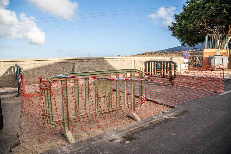 Obras de mejora y remodelación vial en el barrio de Fañabé, en Adeje