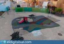 Obras de regeneración de la Plaza Charco del Valle en Los Menores