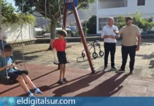 Nuevo parque infantil inclusivo en Pico Bermejo, Tejina
