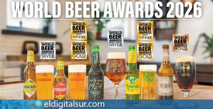 Cervezas Dorada y Tropical de la Compañía Cervecera de Canarias, reconocidas con siete medallas en los World Beer Awards 2026