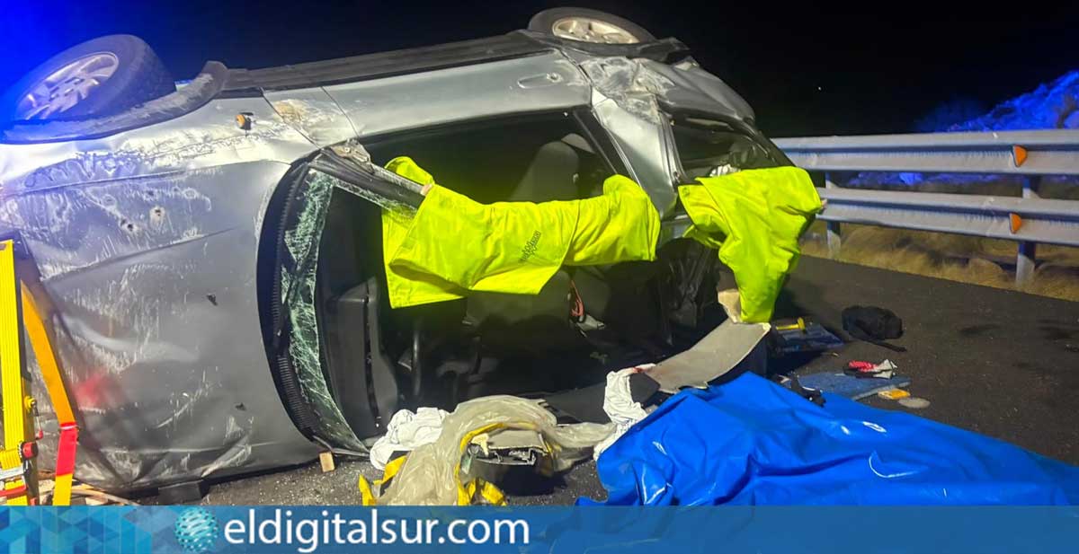 El segundo vehículo implicado en el accidente ocurrido durante la madrugada en la TF-1