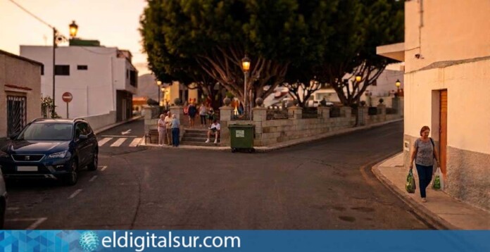 Plaza del barrio de El Carmen, en Arafo