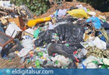 Acumulación de basura en la zona de Cabeza Guanche, cuyo estado ha sido denunciado por el Grupo Municipal Socialista de San Juan de la Rambla