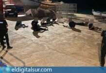 Desarticulada una red de narcotráfico en Gran Canaria con diez detenidos y 400 kilos de hachís incautados Agentes de la Guardia Civil, la Policía Nacional y la DAVA durante la operación que culminó con la detención de diez personas y la incautación de unos 400 kilos de hachís