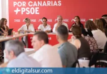 Reunión de la Comisión Ejecutiva Regional del PSOE Canarias